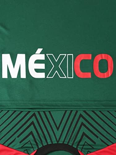 לאומי מקסיקו כדורגל ג ' רזי כדורגל לחות הפתילה יוניסקס למעלה חולצה מקסיקני פוטבול