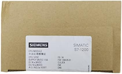 6ES7215-1AG40-0XB0 SIMATIC S7-1200 מודול מעבד אטום בתיבה אחריות לשנה