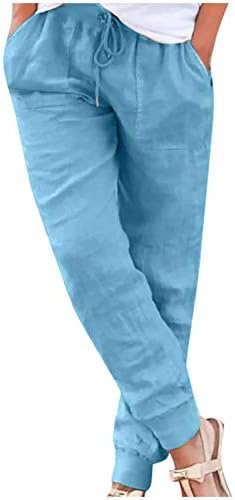 Miashui 20X מכנסיים מכנסיים מכנסיים רופפים להדפיס רגל מכנסיים מזדמנים מכנסיים רחבים בתוספת מכנסיים בגודל
