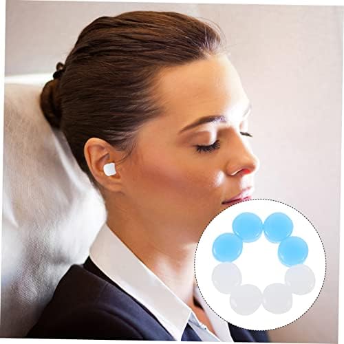 Hemoton 96 PCS סיליקון אטמי אוזניים קצף מטוס כלים לאופנועים אטמי אוזניים לשינה אטמי אוזניים ישנים כלים להדק