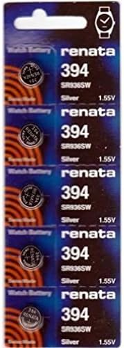 Renata Watch סוללה שוויצרית עשתה את Renata 394 או SR936SW או AG9 1.5V