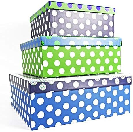 ציטוטים מעוררי השראה דקורטיביים אלגנטיים קופסאות מתנה קינון קופסאות -3 קופסאות - קופסאות קינון עם נושא ומעוצב להפליא - מושלם