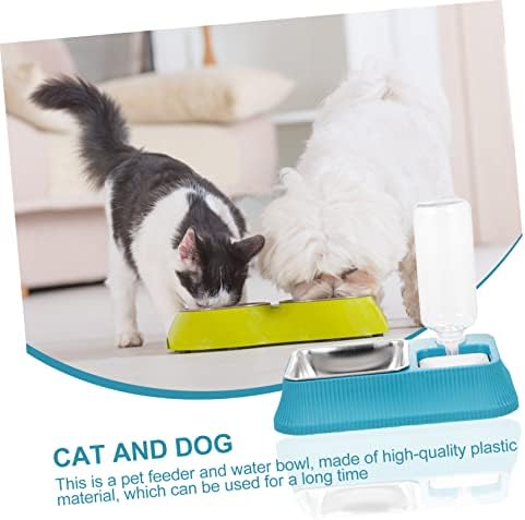 בלאקו 3 יחידות מזון קערת נירוסטה מתקן מים אוטומטי כלב מזין אוטומטי מזין חתול מים מזין חתול מים קערה אוטומטי חתול