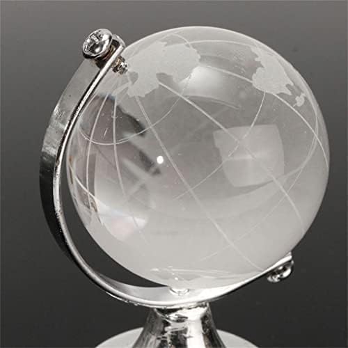 דנאטים כדור זכוכית כדור הארץ כדור הארץ קישוט ביתי מלאכת מלאכה קריסטל ברור מפת מתנה עיצוב שולחן מתנה קישוטי שולחן חמודים