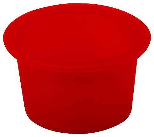 Caplugs 99395287 מיסוך כובע ותקע מחודד. TS-11, סיליקון, כובע OD 0.740 מזהה תקע 0.911, אדום