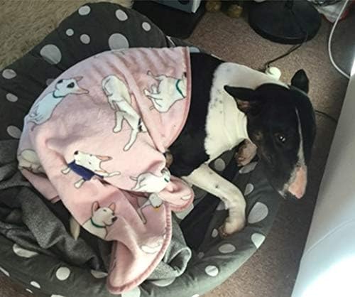 שור טרייר זריקת פליס רכה מאוד - מיטת כלבים - שמיכת תינוק