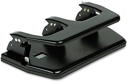 מאסטר MP3 אגרוף בן שלוש חורים, ידית גדולה, חורים בגודל 9/32 אינץ ', פלדה, שחור