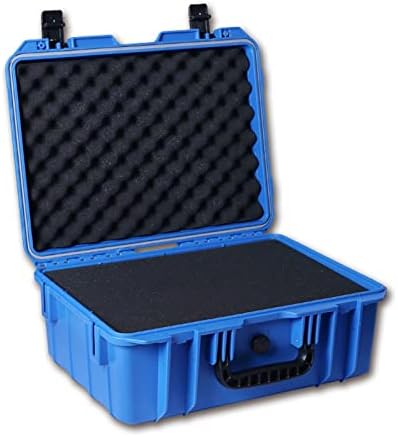 ABS אטום פלסטיק אטום ציוד בטיחות ציוד מצלמה ארגז כלים מזוודה השפעה על אחסון עמיד בפני קופסה יבשה אטומה לזעזוע עם קצף