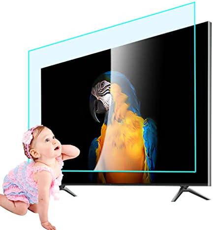 מגן מסך טלוויזיה נגד בוהק-מסנן סרט מגן מאט החוסם אור כחול מ-400 עד 450 ננומטר מקל על עייפות העיניים-קצב נגד השתקפות