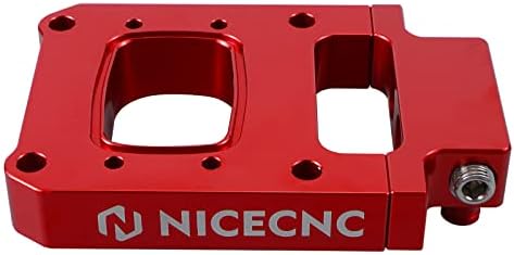 NICECNC אדום TPI מזרק מזרק חסימה תואם ל- GASGAS EC250 EC300 EX300 2021 2022 2023 EX250 2022 2023, ראה התאמה