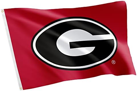 מדבר קקטוס אוניברסיטת ג'ורג'יה דגל בולדוגי דגל UGA Dawgs דגלים באנרים פוליאסטר מקורה חיצוני 3x5