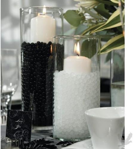 חרוזי מים אגרטל מילוי מרכזי חתונה גבישי ג'ל - שימוש בפרחים טריים ומשי, נורות LED מים, נרות צפים, אנו מצטיינים 35 צבעים שונים