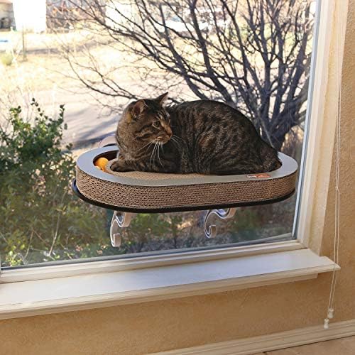 מוצרים לחיות מחמד זי הר חלון חתול גרדן שחור 5 & 34; איקס 10