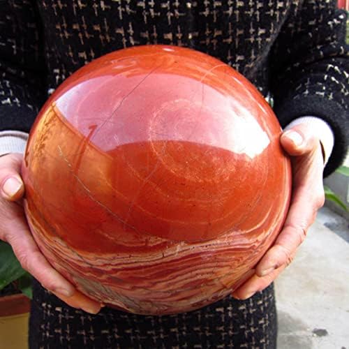 Beflap טבעי אדום אדום כדור אבן קוורץ עיצוב הבית מתאים לאבן טבעית ביתית