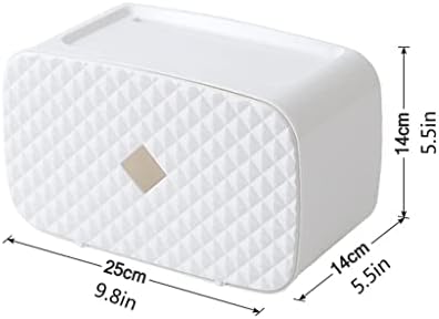 Razzum קופסת רקמות חמודה מחזיק קיר רכוב על מגבת מגבת מגבת משאבה מיכל רקמות מדף אטריות קופסת נייר בית אמבטיה בית אמבטיה קופסת