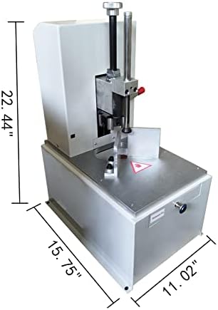 TechTongda Machine Purne Purne Purne Cutter Cutter Cutter מכונה עגול פונה עם 7 Dies R3-R9 לחיתוך נייר כרטיס ספר עגול