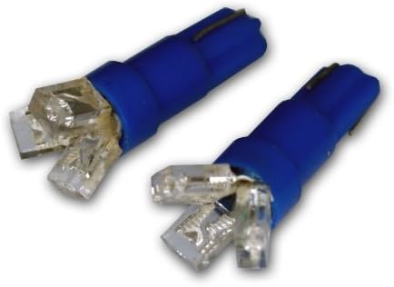 TuningPros Ledig-T5-B3 מכשיר גרנראל נורות LED נורות T5, 3 סט 2-PC כחול LED