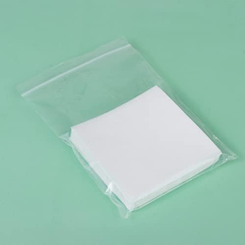 נייר נטול מוך אנטי-מוך נטול מוך דואוגליה אבק אבק 10X10 סמ, 50 יחידות/תיק