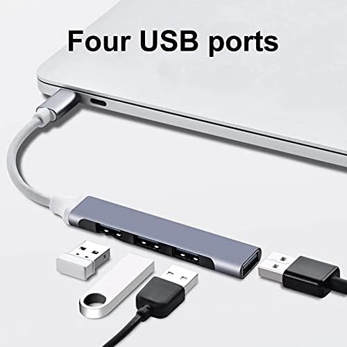 CHYSP 4 PORT TYPE-C/USB HUB USB3.0 USB Splitter OTG מתאם רכזת USB מתאם כוח מפצל USBC רכזת למקלדת עכבר U דיסק U