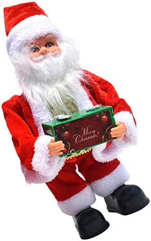 1 pc חשמלי חג המולד סנטה קלאוס קופסת קופסת בובות קישוט קישוטי חג המולד