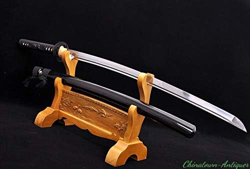 חרב בעבודת יד GLW יפנית סמוראי חרב קרב קטנה יד High Parbon Pearch Blade 2396