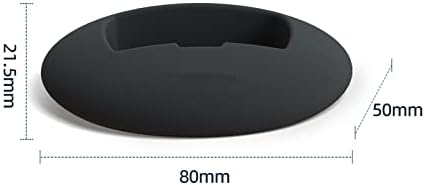 Mookeenone שחור סיליקון מצלמת שולחן עבודה שולחן עבודה מחזיק בסיס לבסיס עבור insta360 x3