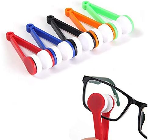 5 יחידות מיני משקפי שמש משקפיים מיקרופייבר משקפיים מנקה מברשת רכה מברשת ניקוי כלי משקפי שמש משקפי שמש משקפיים ניקוי