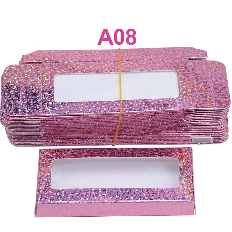 יוקרה ריק רך נייר ריס אריזת קופסות רבים בחירה סוכריות בצבע לאש אריזה אחסון מקרה,09,20 יחידות