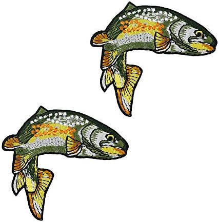 מתנות דיג חמודות לגברים דגי בס ברזל רקום על טלאים מתנות דיג