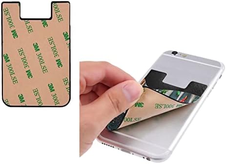 תבלינים תבלינים מחזיק כרטיסי טלפון PU עור תעודת זהות עור מארז 3 מ 'שרוולי דבק עבור כל הסמארטפונים