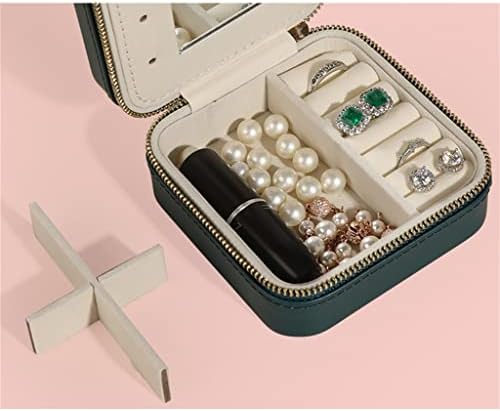 MHYFC טבעת רוכסן כפול רוכסן נייד תכשיטים אריזת תכשיטים אריזת תכשיטים קופסא קופסאות תכשיטים