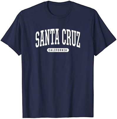 סנטה קרוז קליפורניה בקליפורניה בחולצת טריקו סגנון קולג 'CA ארהב