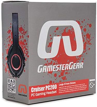 Gamestergear Cruiser PC200 2.0 אוזניות משחקי סטריאו עם מיקרופון בום הניתן להסרה