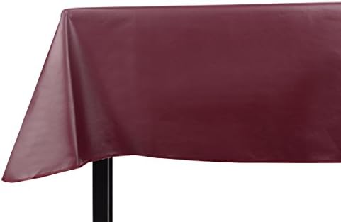 מלבן ויניל כבד של חובה כבד או מלבן מפת שולחן מרובע - 6 מד מפת שולחן כבד - פלנל מגובה - מפת שולחן ניתנת לניגוב עם צבעים חיים