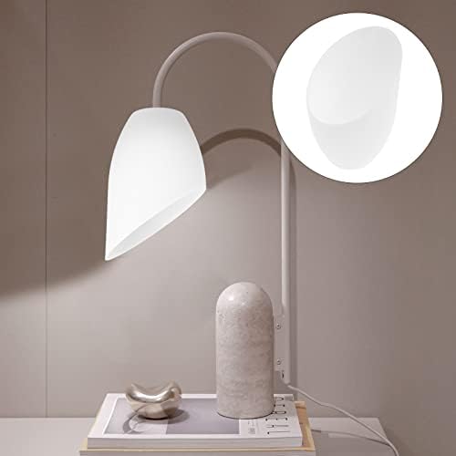 מנורת שולחן נברשת לבנה 5 יחידות עיצוב פרסה עיצוב מלפך מנורת מגוונת מנורת שולחן צלל צלו אור נר