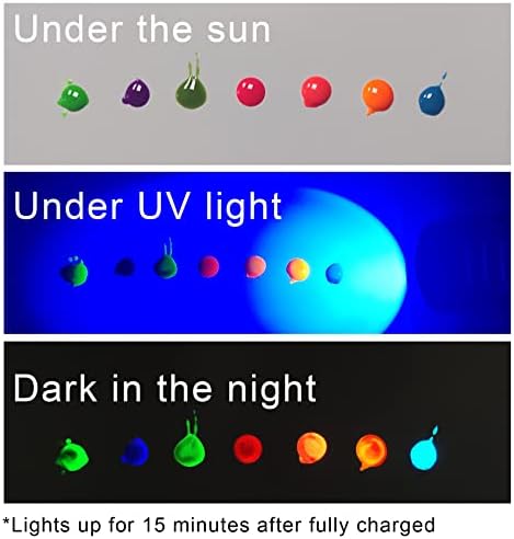אור רפאים אור שרף UV 7 זוהר באפשרויות צבע כהות צבעים שרף UV מעולה לייצור זבובים זוהרים, נקודות חמות, נקודות טריגר,
