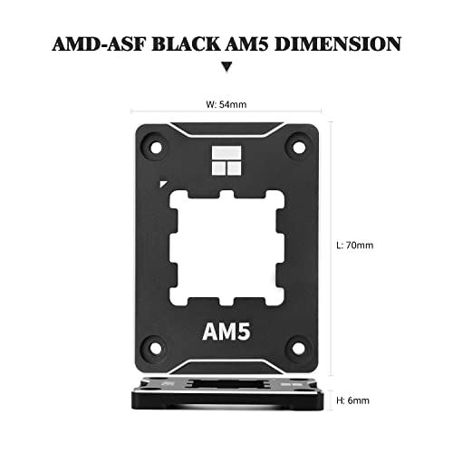 מחזיק מעבד שחור של אמ5, מסגרת תיקון מתקנת נגד כיפוף, אמ5 הרכבה קבועה ללא סימון בהתאמה מלאה, אמ5 מסגרת מגע נגד כיפוף,