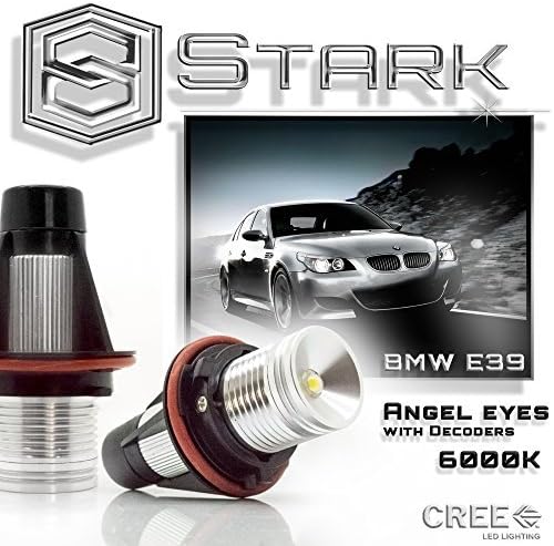BMW Angel Eyes Halo White 5W טבעת LED סמן נורות X5 E39 E60 E63 E64 E53