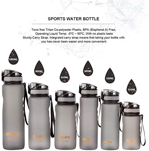 ZYETTST קיבולת גדולה בקבוק מים ספורט 32 גרם, BPA בחינם טריטן פלסטיק דליפת בקבוקי מים עם מכסה פילטר ומנעול, כד מים חיצוניים