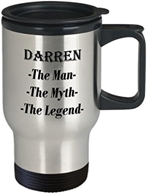 דארן - האיש המיתוס מתנת ספל קפה מדהים של האגדה - ספל נסיעות 14oz
