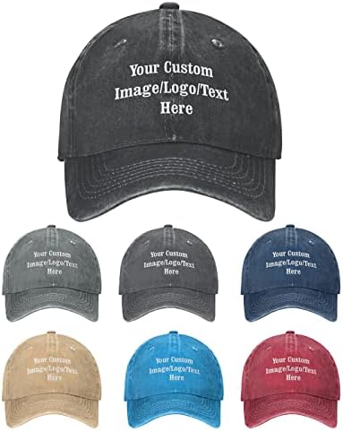 כובע בייסבול מותאם אישית בהתאמה אישית התאמה אישית של טקסט עיצוב משלך, תמונות, לוגו תמונה מתכוונן כובע יוניסקס
