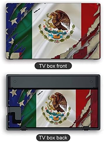בציר ארהב מקסיקו דגל די דפוס מדבקת עור מלא לעטוף עור מגן עורות מדבקות עבור מתג