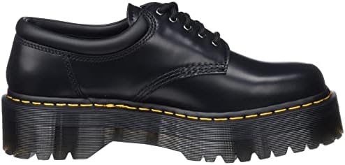 ד ר מרטנס יוניסקס 8053 נעלי פלטפורמה מרובע, שחור מלוטש חלקה
