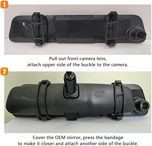 רצועות הרכבה של מצלמת מקף Wolfbox Wolfbox מתאימות למצלמת מראה