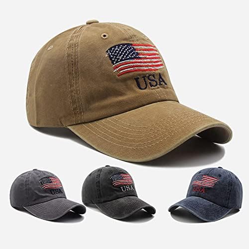 טולטר ארהב דגל כובע אמריקאי דגל בייסבול כובע ארהב טקטי כובע שטף במצוקה כובעי עבור גברים נשים בני נוער כהה כחול