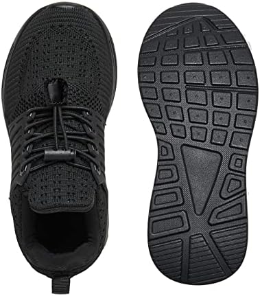 נעלי Ugmikdo ילדים בנים בנים מנעלי נעלי טניס נעלי אוויר נושמות נעלי ספורט אופנה קלות לנשימה עבור ספורט אתלטי חדר כושר הליכה
