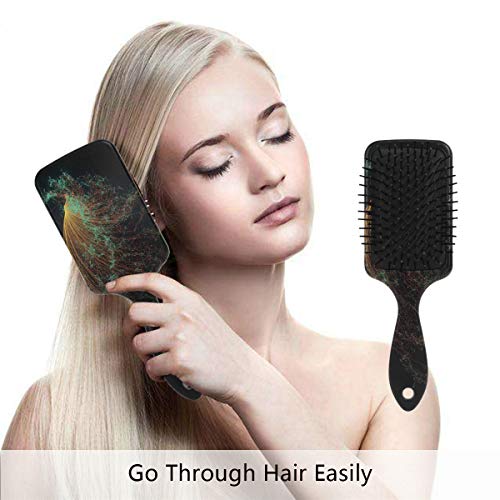 מברשת שיער של כרית אוויר של VIPSK, מברשת אור וצל צבעוני פלסטיק, עיסוי טוב מתאים ומברשת שיער מתנתקת אנטי סטטית לשיער יבש ורטוב,
