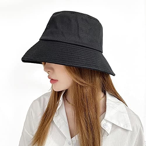 כובעי דלי לנשים גברים סאן כובע חוף יוניסקס שטוף כותנה אריזה טיול קיץ נסיעות חיצוניות של דייגים upf 50+