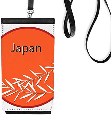 תרבות יפן דפוס במבוק ארנק ארנק תליה כיס נייד כיס שחור