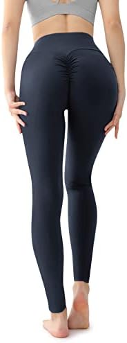חותלות יוגה של נשים מגרש יוגה מותניים גבוהים אימון מותניים עם מכנסי יוגה מכנסי יוגה טייץ ספורט טייץ '